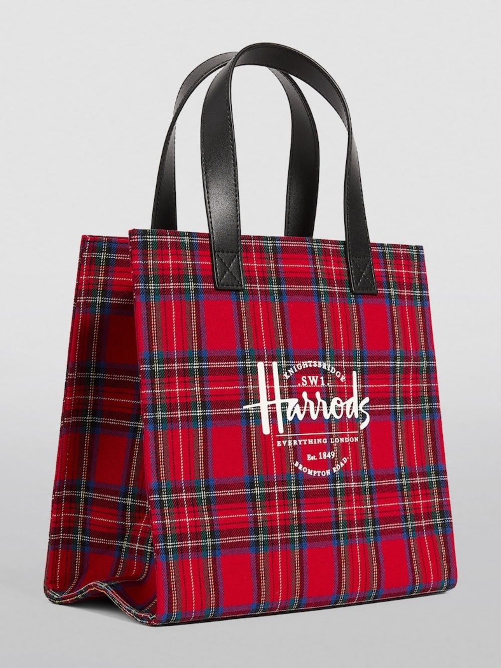 SOLD OUT NWOT Harrods Small Southbank Royal Stewart Tote Bag
